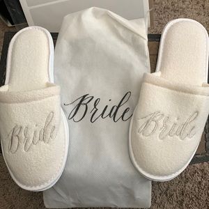 Bride slippers